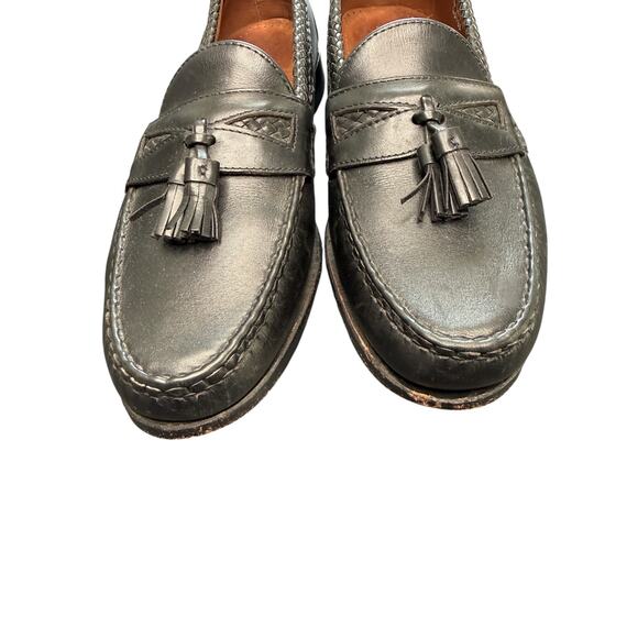Allend Edmonds Black Maxfield Tassel Loafers Men's Work Office Career Size 13 - Picture 3 of 9